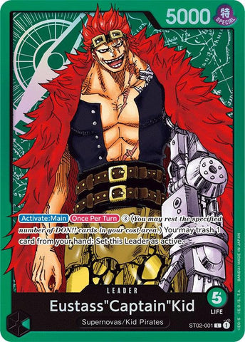 Eustass"Captain"Kid (001) [Starter Deck: Worst Generation] - Trinity Hobby