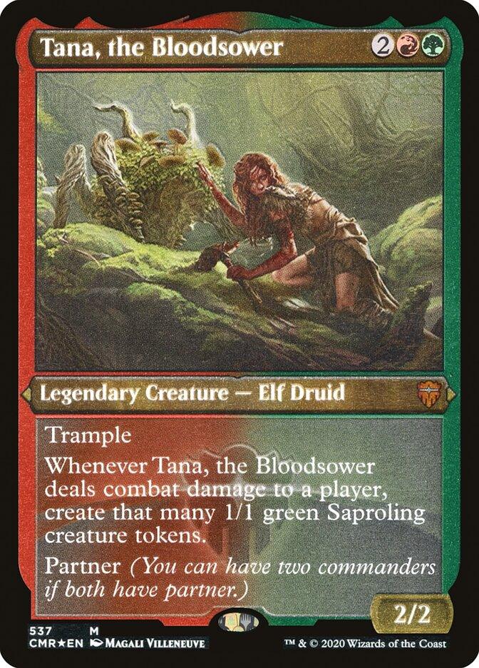 Tana, the Bloodsower (Etched) [Commander Legends] - Trinity Hobby
