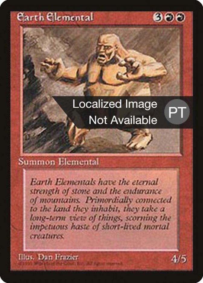 Earth Elemental [Fourth Edition (Foreign Black Border)] - Trinity Hobby