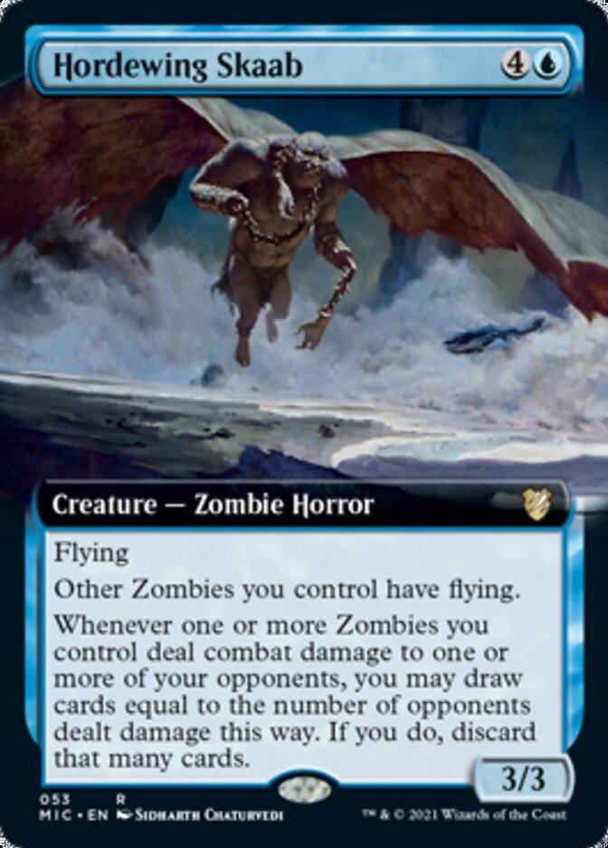 Hordewing Skaab (Extended Art) [Innistrad: Midnight Hunt Commander] - Trinity Hobby