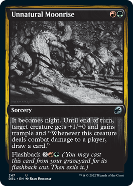 Unnatural Moonrise [Innistrad: Double Feature] - Trinity Hobby