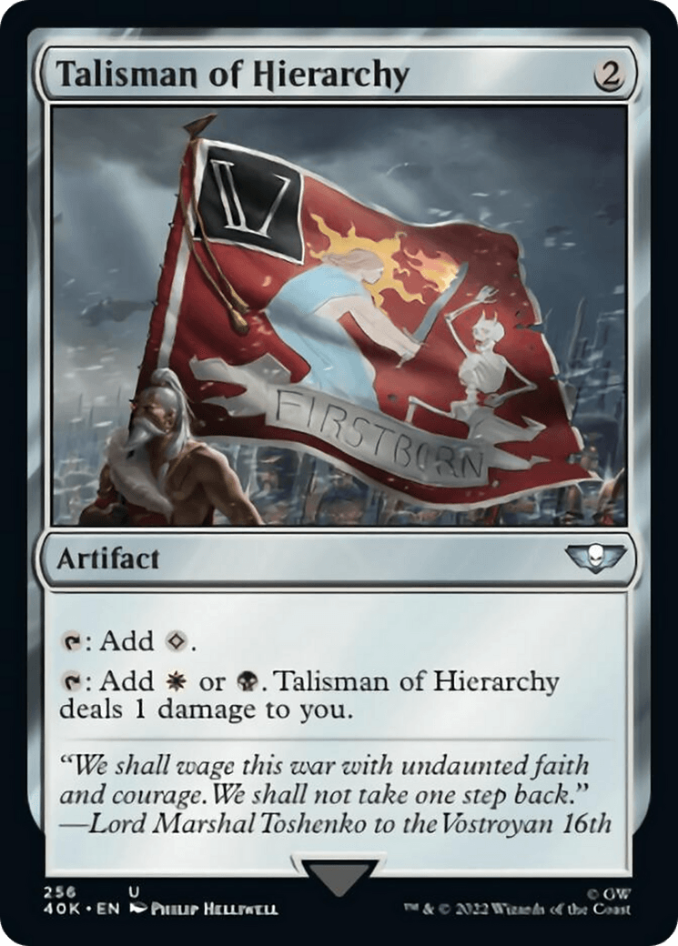 Talisman of Hierarchy (Surge Foil) [Warhammer 40,000] - Trinity Hobby