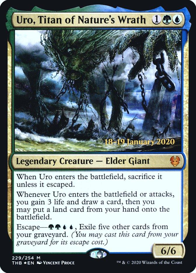 Uro, Titan of Nature's Wrath [Theros Beyond Death Prerelease Promos] - Trinity Hobby