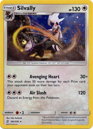 Silvally (184/236) (Cosmos Holo) [Sun & Moon: Unified Minds] - Trinity Hobby