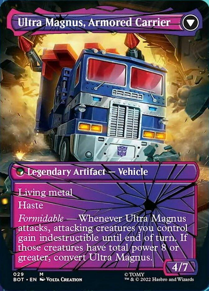 Ultra Magnus, Tactician // Ultra Magnus, Armored Carrier (Shattered Glass) [Transformers] - Trinity Hobby
