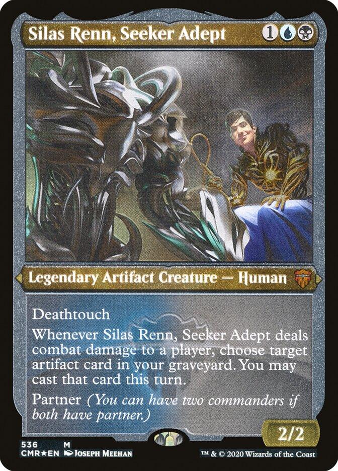 Silas Renn, Seeker Adept (Etched) [Commander Legends] - Trinity Hobby