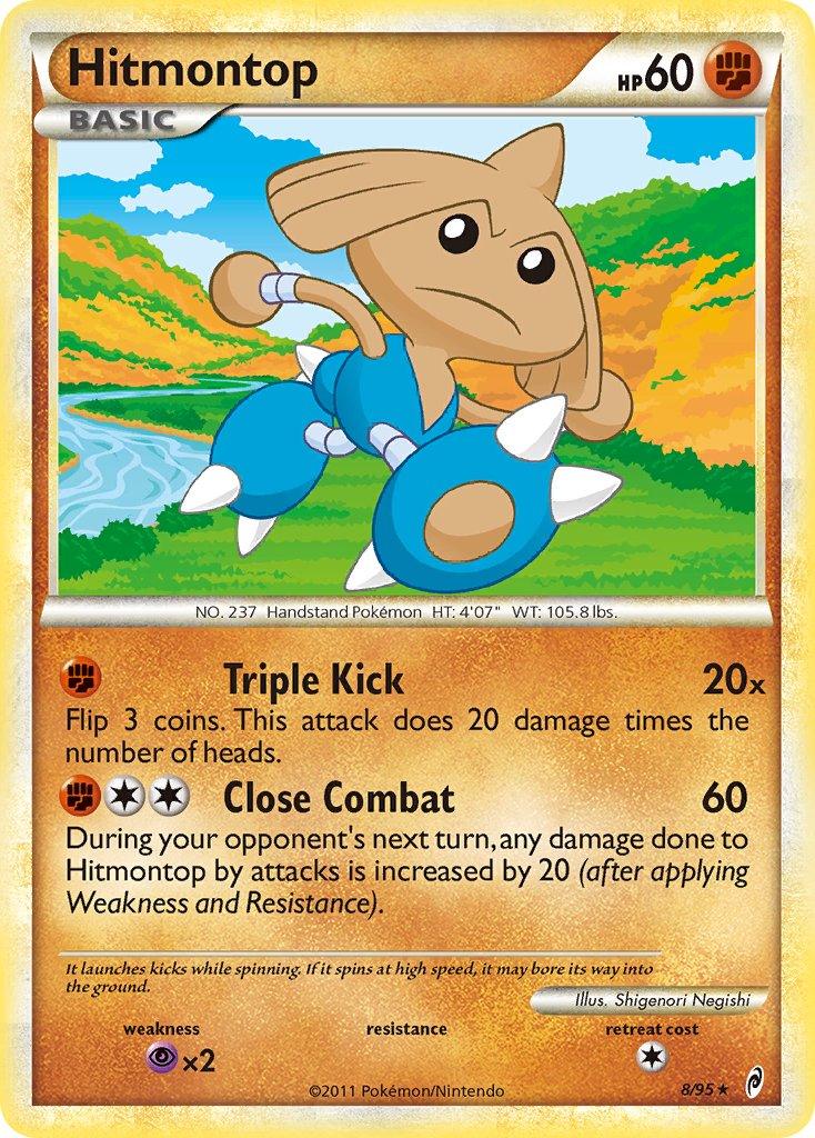 Hitmontop (8/95) (Theme Deck Exclusive) [HeartGold & SoulSilver: Call of Legends] - Trinity Hobby