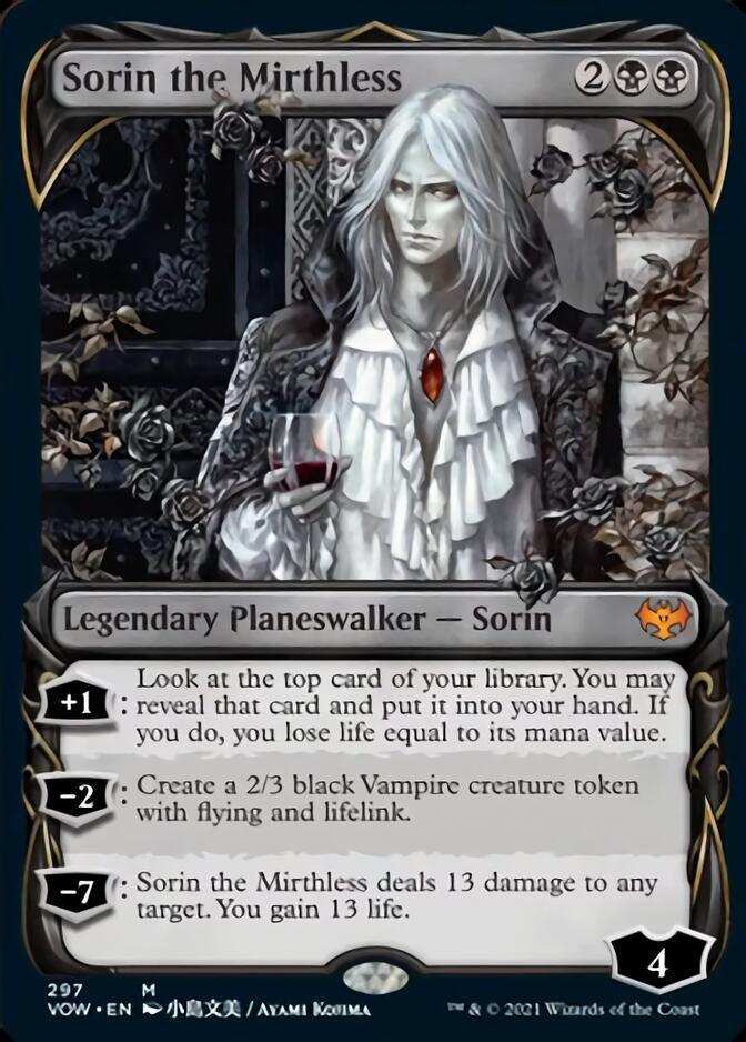 Sorin the Mirthless (Showcase Fang Frame) [Innistrad: Crimson Vow] - Trinity Hobby
