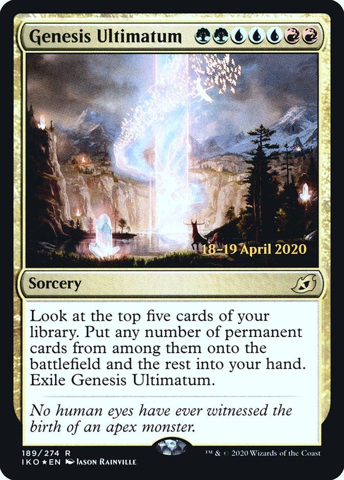 Genesis Ultimatum [Ikoria: Lair of Behemoths Prerelease Promos] - Trinity Hobby