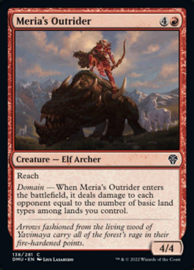 Meria's Outrider [Dominaria United] - Trinity Hobby