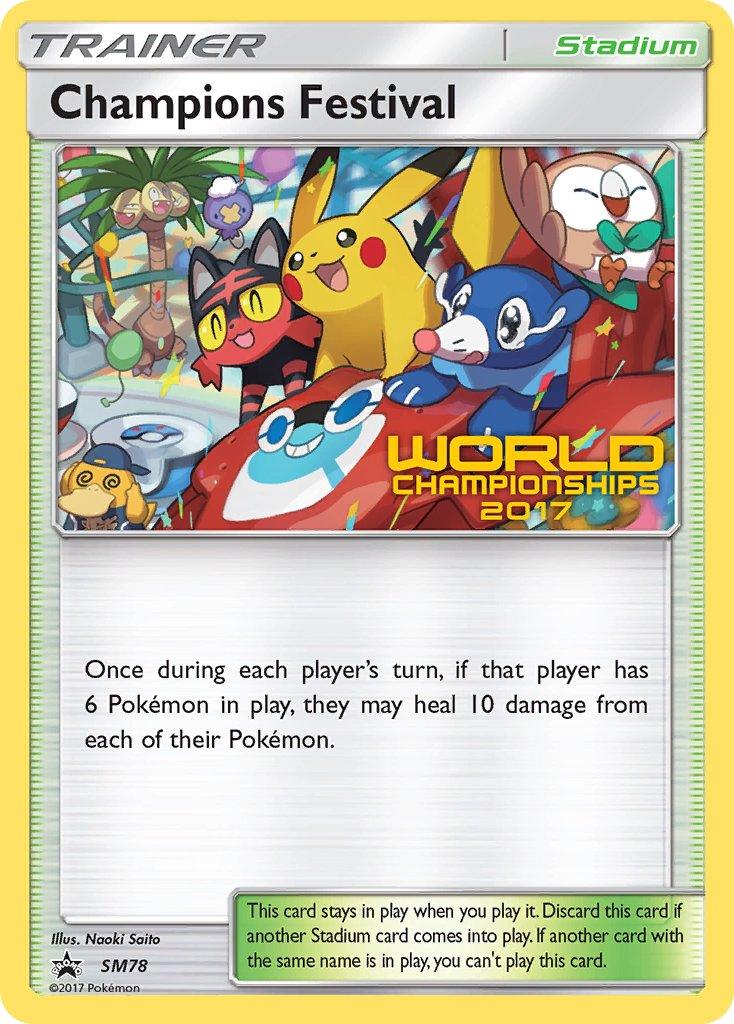 Champions Festival (SM78) (2017 Champion) [Sun & Moon: Black Star Promos] - Trinity Hobby