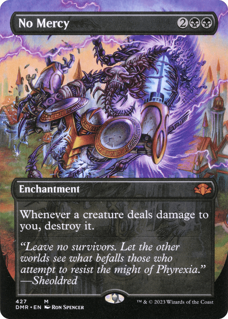 No Mercy (Borderless Alternate Art) [Dominaria Remastered] - Trinity Hobby