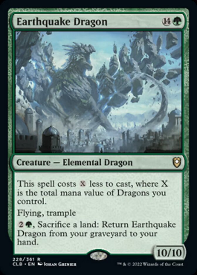 Earthquake Dragon [Commander Legends: Battle for Baldur's Gate] - Trinity Hobby