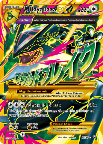 M Rayquaza EX (98/98) [XY: Ancient Origins] - Trinity Hobby