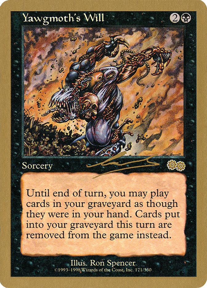 Yawgmoth's Will (Nicolas Labarre) [World Championship Decks 2000] - Trinity Hobby