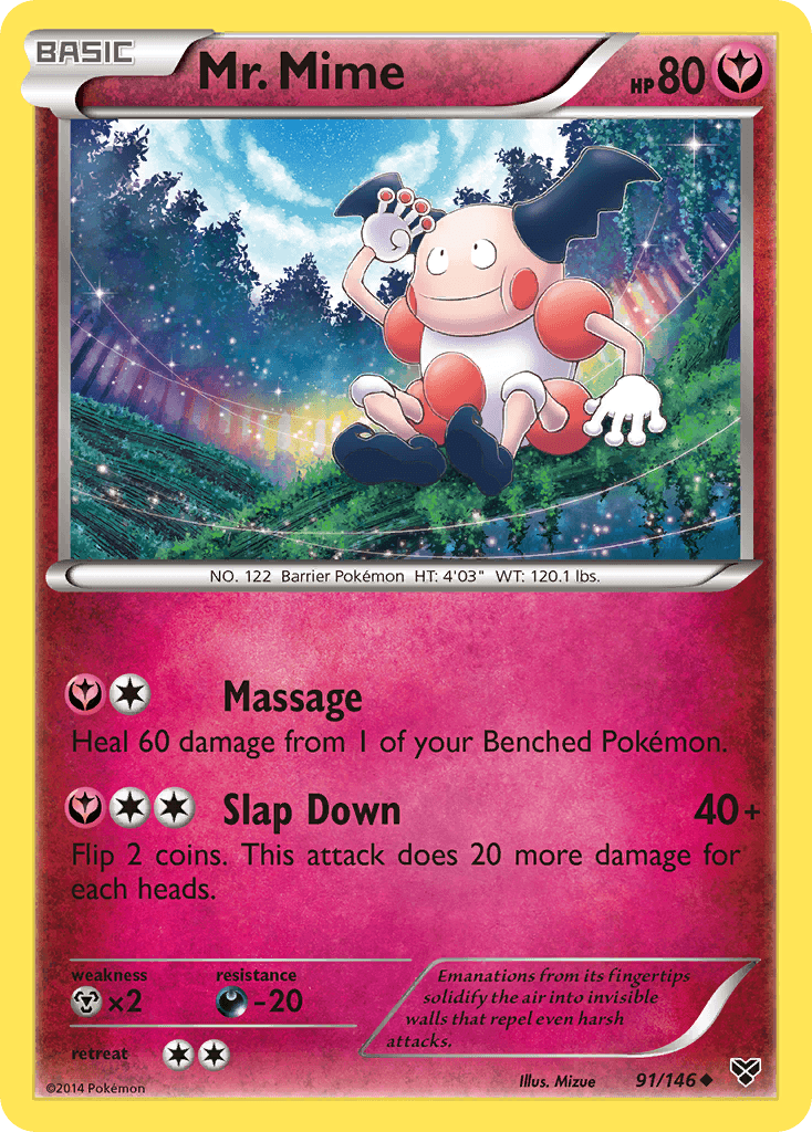Mr. Mime (91/146) [XY: Base Set] - Trinity Hobby
