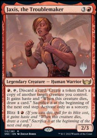 Jaxis, the Troublemaker (Promo Pack) [Streets of New Capenna Promos] - Trinity Hobby