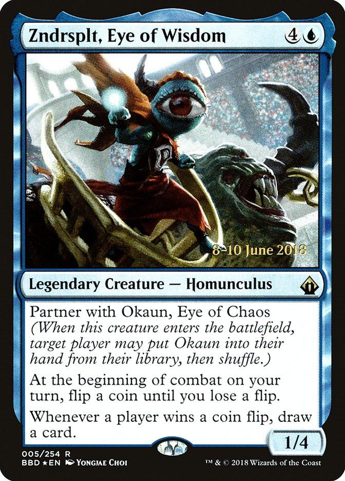 Zndrsplt, Eye of Wisdom [Battlebond Prerelease Promos] - Trinity Hobby