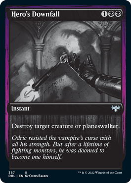 Hero's Downfall [Innistrad: Double Feature] - Trinity Hobby