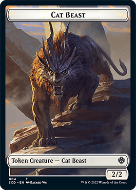 Insect // Cat Beast Double-Sided Token [Starter Commander Decks] - Trinity Hobby
