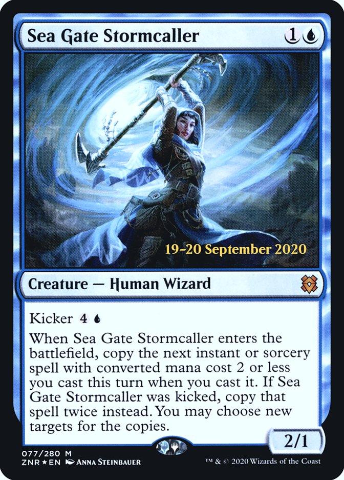 Sea Gate Stormcaller [Zendikar Rising Prerelease Promos] - Trinity Hobby