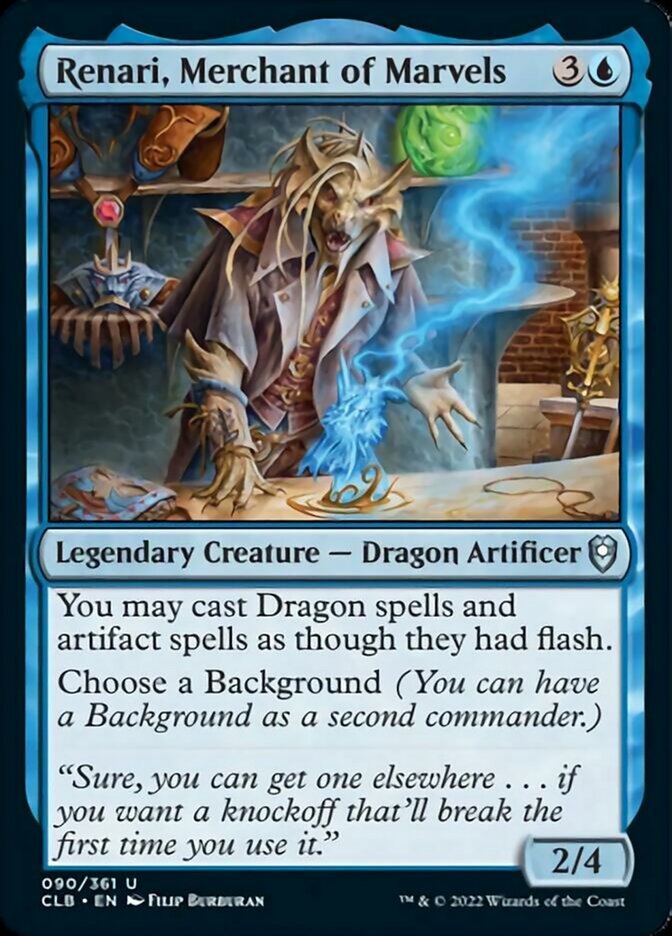 Renari, Merchant of Marvels [Commander Legends: Battle for Baldur's Gate] - Trinity Hobby