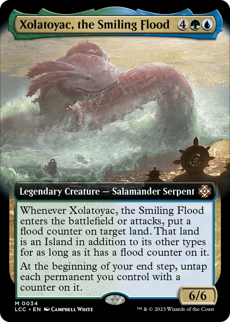 Xolatoyac, the Smiling Flood (Extended Art) [The Lost Caverns of Ixalan Commander] - Trinity Hobby