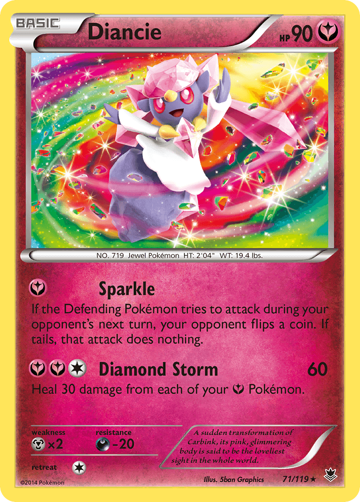 Diancie (71/119) [XY: Phantom Forces] - Trinity Hobby
