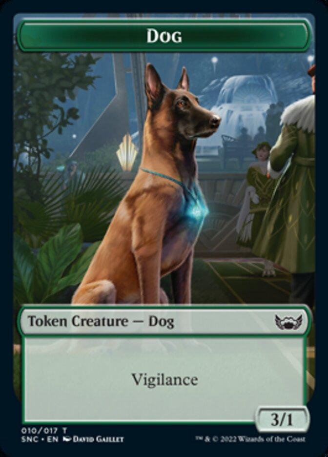 Dog Token [Streets of New Capenna Tokens] - Trinity Hobby