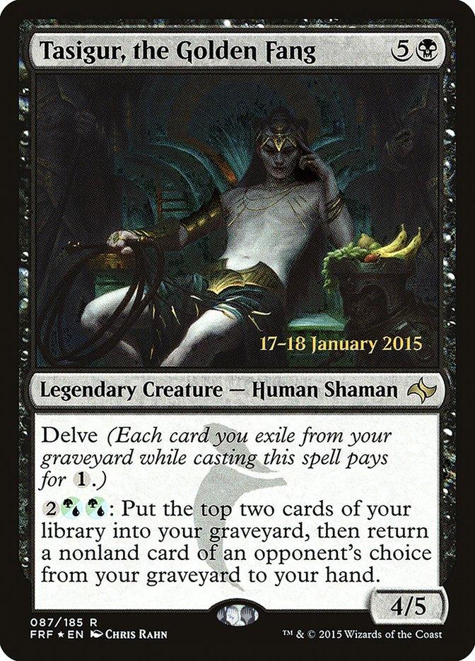 Tasigur, the Golden Fang [Fate Reforged Prerelease Promos] - Trinity Hobby