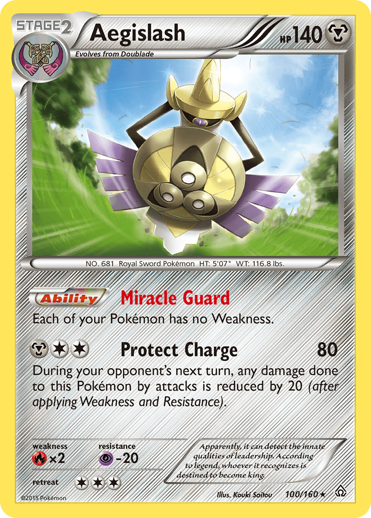Aegislash (100/160) [XY: Primal Clash] - Trinity Hobby