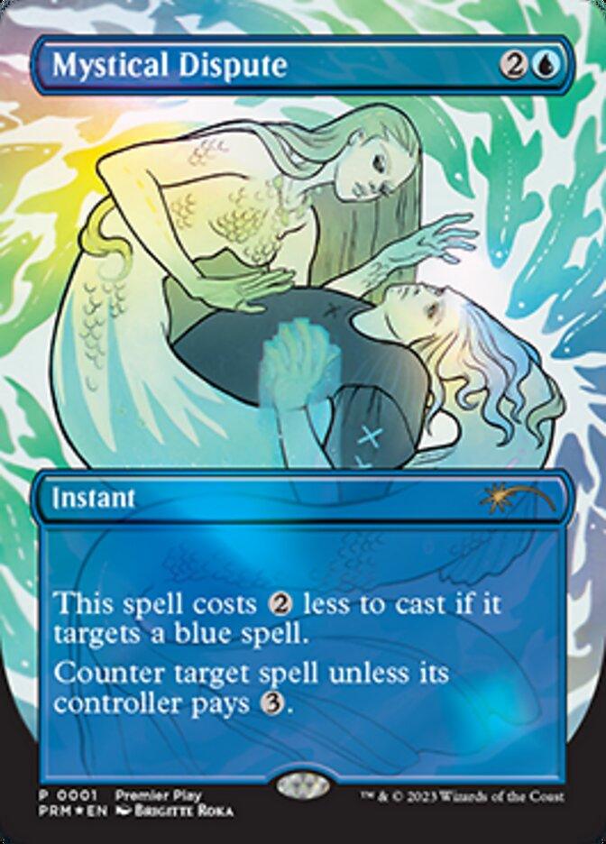Mystical Dispute (Borderless Alternate Art) [Regional Championship Qualifiers 2023] - Trinity Hobby