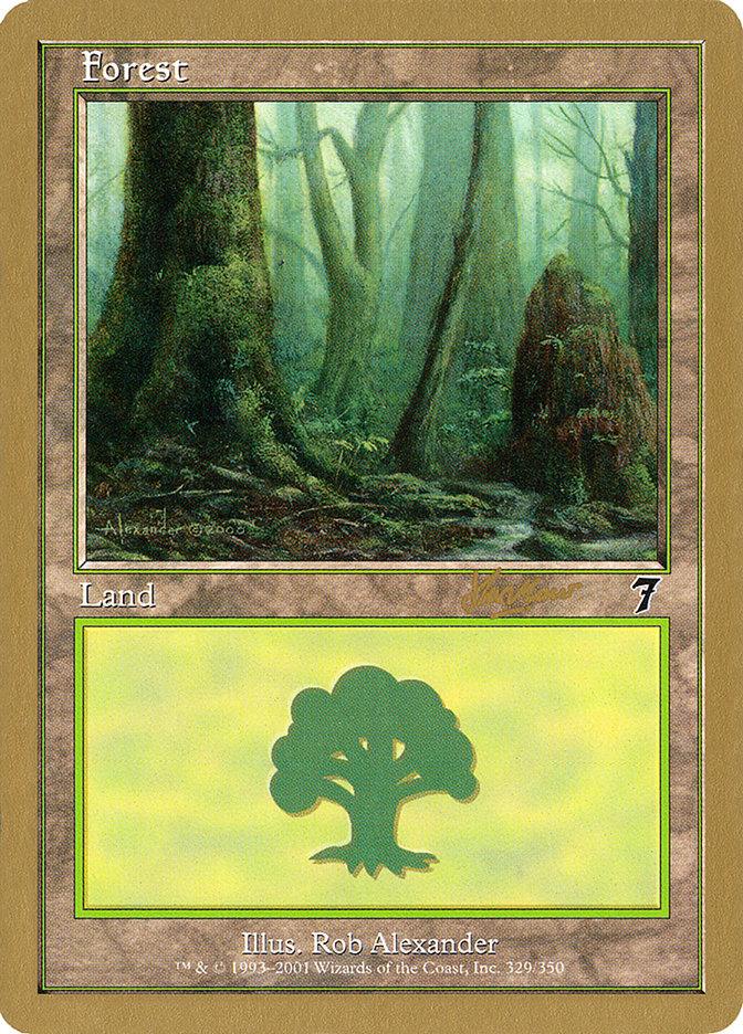 Forest (329) (Sim Han How) [World Championship Decks 2002] - Trinity Hobby