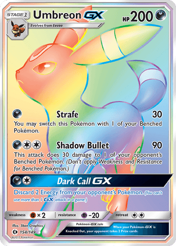 Umbreon GX (154/149) [Sun & Moon: Base Set] - Trinity Hobby