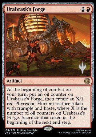 Urabrask's Forge (Promo Pack) [Phyrexia: All Will Be One Promos] - Trinity Hobby