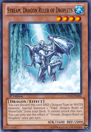 Stream, Dragon Ruler of Droplets [LTGY-EN096] Common - Trinity Hobby