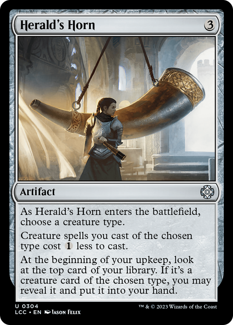 Herald's Horn [The Lost Caverns of Ixalan Commander] - Trinity Hobby