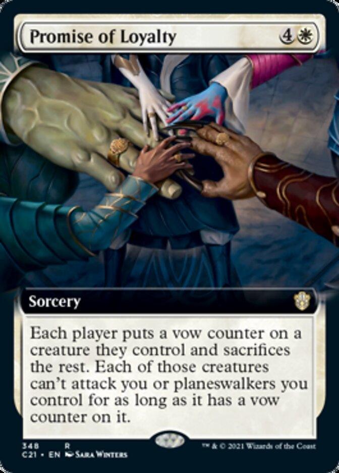 Promise of Loyalty (Extended Art) [Commander 2021] - Trinity Hobby