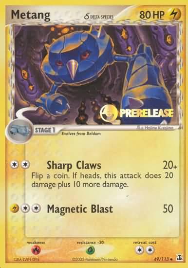 Metang (49/113) (Delta Species) (Prerelease Promo) [EX: Delta Species] - Trinity Hobby