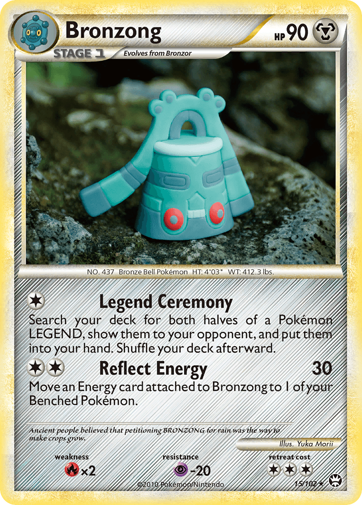 Bronzong (15/102) [HeartGold & SoulSilver: Triumphant] - Trinity Hobby