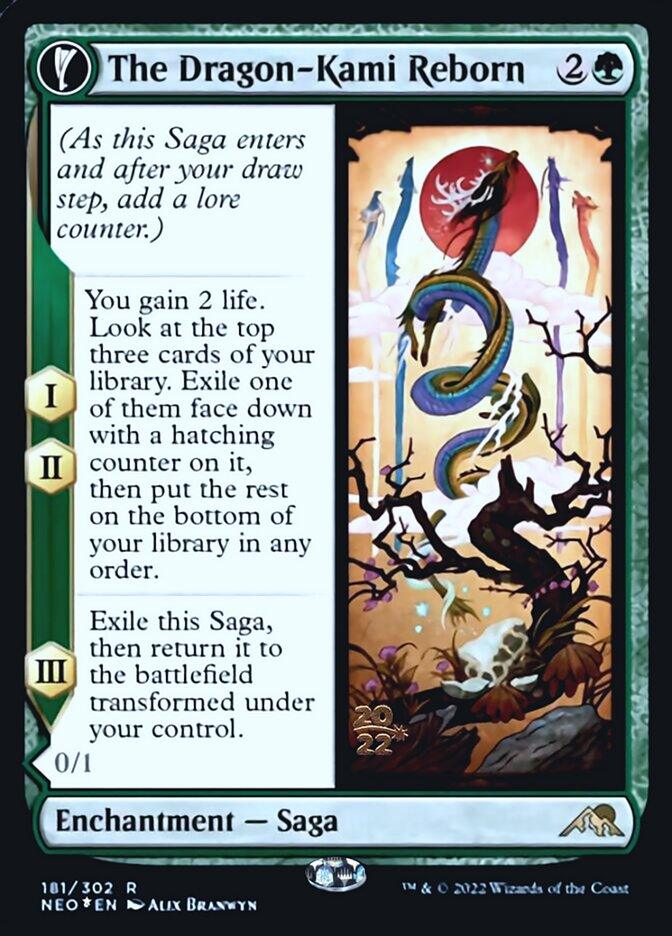 The Dragon-Kami Reborn // Dragon-Kami's Egg [Kamigawa: Neon Dynasty Prerelease Promos] - Trinity Hobby