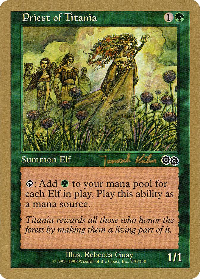 Priest of Titania (Janosch Kuhn) [World Championship Decks 2000] - Trinity Hobby
