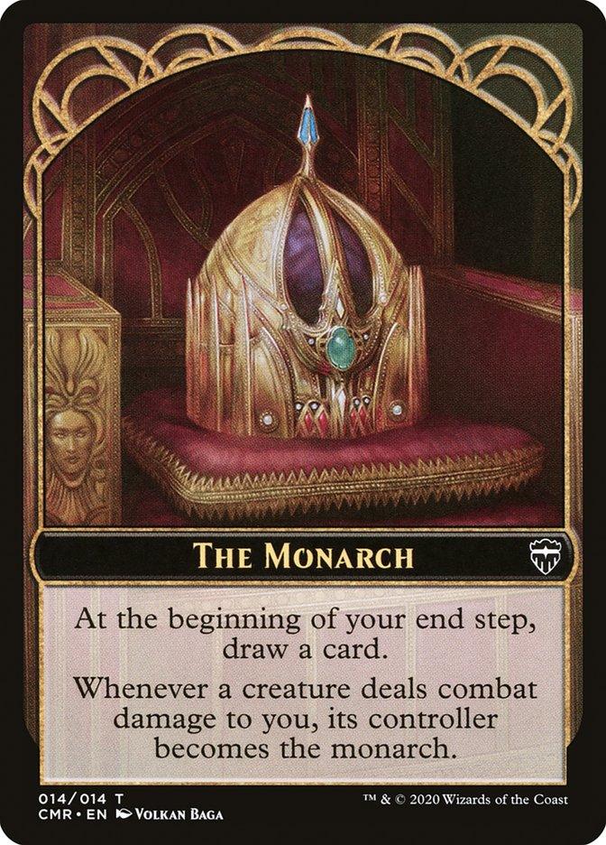 The Monarch // Treasure Double-Sided Token [Commander Legends Tokens] - Trinity Hobby