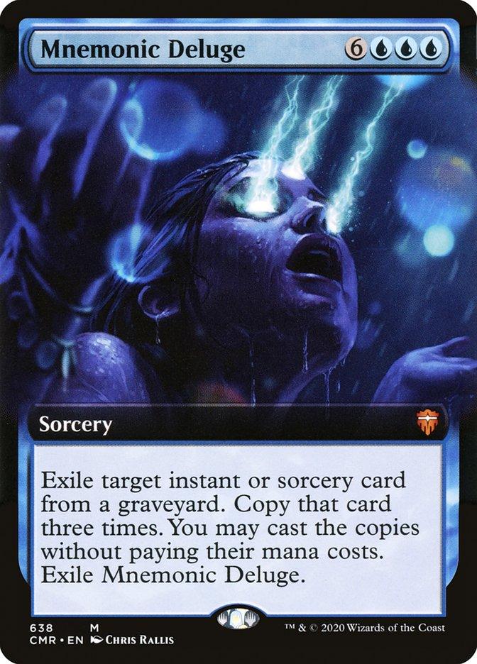 Mnemonic Deluge (Extended Art) [Commander Legends] - Trinity Hobby