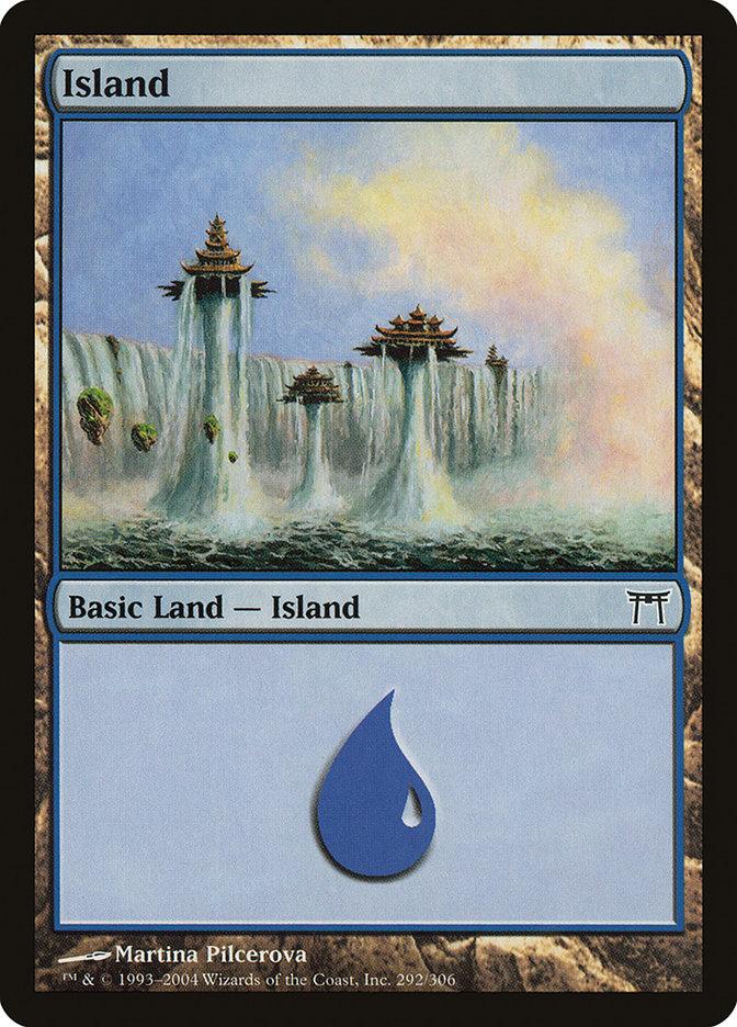 Island (292) [Champions of Kamigawa] - Trinity Hobby