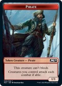 Pirate // Weird Double-Sided Token [Core Set 2021 Tokens] - Trinity Hobby