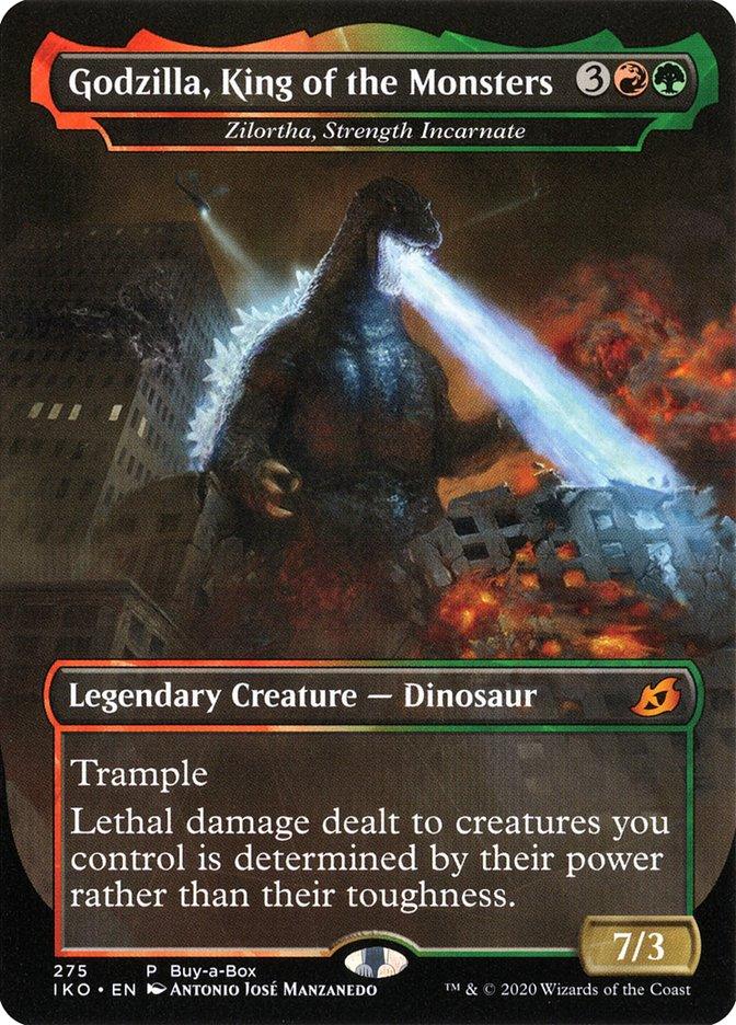 Zilortha, Strength Incarnate - Godzilla, King of the Monsters (Buy-A-Box) [Ikoria: Lair of Behemoths Promos] - Trinity Hobby