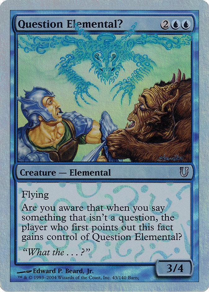Question Elemental? (Alternate Foil) [Unhinged] - Trinity Hobby
