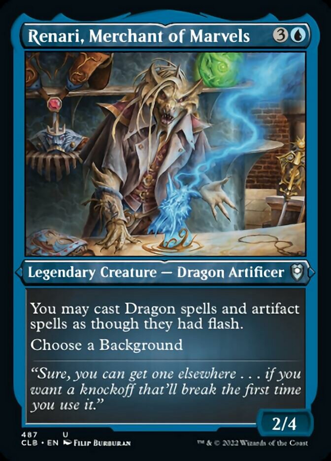 Renari, Merchant of Marvels (Foil Etched) [Commander Legends: Battle for Baldur's Gate] - Trinity Hobby