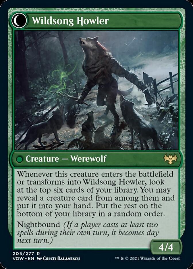 Howlpack Piper // Wildsong Howler [Innistrad: Crimson Vow] - Trinity Hobby